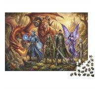 Avventurieri della magia fantasy Puzzle 1000 Pezzi,Sfida Impossibile,dai 14 Anni,Decorazione Casa,Adulti E Ragazzi,Gioco Educativo,Cartone Di Qualità,Idea Regalo,Antistress 52x38cm