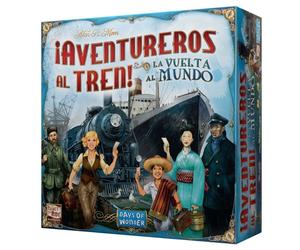 Avventurieri di Asmodee sul treno! Gioco da tavolo Giro del mondo