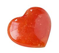 Avventurina rossa, pietre naturali a forma di cuore rosso, pietra 'amore di San per donne e uomini, pietre di palma, rosso per alleviare lo stress, Soydan