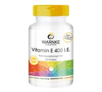 Avvertenza vitamina E 400 UI - 200 softgel per 200 giorni, antiossidante | Co...