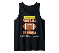 Avvertimento Football Nonna Urlerà Forte Canotta