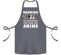 Avvertimento May Avvio Parlando About Anime Divertente Cotone Grembiule 100%