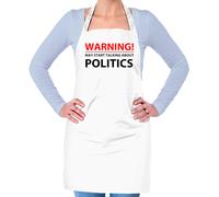 Avvertimento May Avvio Parlando About Politica - Unisex Adulti Grembiule -