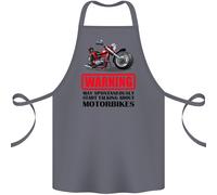 Avvertimento May Spontaneaoulsy Parlando About Moto Cotone Grembiule 100%