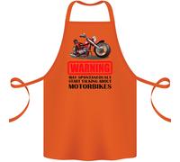 Avvertimento May Spontaneaoulsy Parlando About Moto Cotone Grembiule 100%