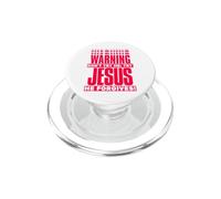 Avvertimento Non provarmi; Prova Gesù perdona divertente cristiano PopSockets PopGrip per MagSafe
