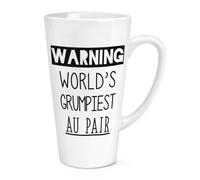 Avvertimento World's Grumpiest Au Coppia 483ml Grande Latte Mug Coppa Migliore