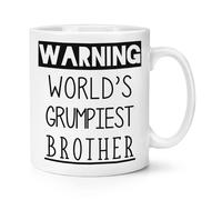 Avvertimento World's Grumpiest Brother 284ml Tazza Grumpy Bellissimo Best Family