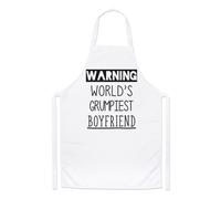 Avvertimento World's Grumpiest Fidanzato Chef Grembiule Awesome Valentines Day