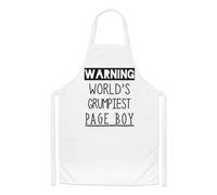 Avvertimento World's Grumpiest Paggetto Chef Grembiule Bellissimo Migliore Funny