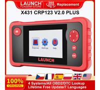Avvia X431 CRP123 V2.0 PLUS Engine/Airbag/AT/ABS Scan Diagnostic Tool Scanner funzioni OBD2 complete aggiornamento gratuito a vita