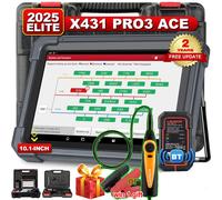 Avvia X431 PRO3 ACE Scan Tool per la codifica ECU Online mappa topologica CANFD DoIP SGW tutti gli strumenti diagnostici del sistema 37 + Service EU UK Version