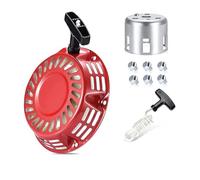 Avviamento a strappo e manicotto e 6 viti e maniglia di ricambio adatti for tosaerba con motore 168F 170F GX120 GX140 GX160G X200 163CC 196CC(Type1)