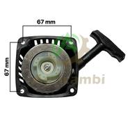 Avviamento a strappo facilitato con cricchetto decespugliatore 33 43 52 cc