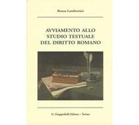 Avviamento allo studio testuale del diritto romano