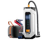 Avviamento di emergenza per auto Potenza per trasporto Pompa gonfiabile Macchina all-in-one Accendino Arma magica Tesoro di ricarica per auto ad alta capacità