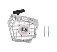 Avviamento motosega 1147-080-2101 per MS500i e MS500-R, robusto alloggiamento in plastica bianco per avvio affidabile in esterni, facile sostituzione con viti e lamiera di deflessione, Lief(B)