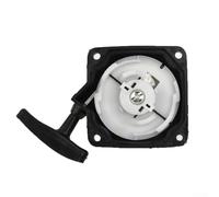 Avviatore a strappo per decespugliatore, parte di ricambio in plastica da 80 mm con distanza tra i fori di 65 mm, compatibile con vari tagliaerba e mangiatori (bianco)