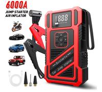 AVVIATORE AUTO COMPRESSORE ARIA GONFIATORE RUOTE 9 IN 1 PORTATILE MULTIFUNZIONE