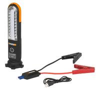 WORX - Avviatore/Booster batteria wireless 12 V - con lampada LED -avvertimento SOS - WX852.1 (30 avviamenti con una ricarica, 500 lumen - Batterie ai polimeri di litio da 12000 mAh, caricatore USB,