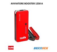 Telwin Avviatore Booster Portatile Drive 1250 A 829568 – 12V Multifunzione Powerbank LED