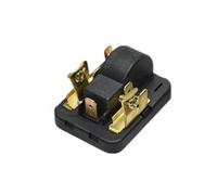 Avviatore compressore frigorifero, Relè di avviame Avviatore PTC for compressore frigorifero e congelatore 103N 0011 Relè di protezione da sovraccarico 220-240 V 25 Ω Nero