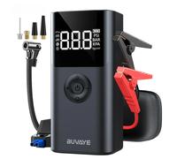 Avviatore di emergenza per auto 4 in 1 2500A PowerBank Pompa ad aria 150PSI Booster batteria 12V per motori diesel da 8,0 litri e 6,0 litri wired
