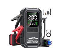 Avviatore di Emergenza per Auto 4 In 1 con Compressore D'Aria, Picco 8000A, Booster per Batteria Auto, Power Bank Portatile, Gonfiatore per Pneumatici