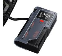 Avviatore di emergenza per auto - Avviatore di emergenza - Booster batteria automatico | Alta potenza 14,8 V con display a LED compressore d'aria Kit di ricarica di tipo C per viaggi invernali su