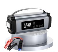 Avviatore di emergenza per auto con compressore d'aria, 150 psi e caricabatterie portatile per batterie da 600 A, 8000 mAh, per auto, camion, SUV, moto (8000 mAh)