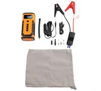 Avviatore di emergenza per auto da 8000 A, con compressore d'aria, batteria portatile da 12 V, gonfiatore per pneumatici da 150 psi, con display LCD, power bank da 8000 mAh per auto moto e bici