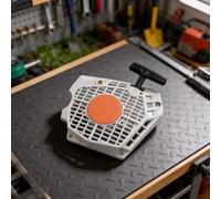 Avviatore di ritiro 1147 080 2101 per motoseghe Stihl- MS500i e MS500i-R, ricambio in plastica robusta con montaggio semplice, tempra affidabile per lavori di giardinaggio pesanti (senza equazione)