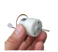 Avviatore elettronico con riduzione dell'ingranaggio da 24 mm, 300, DC 3V-6V, 700 giri/min, coppia elevata, albero a D, lungo, modello di barca giocattolo, motore fai te