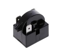 Avviatore per frigorifero, Relè di avviamento PTC for compressore frigorifero 3 PIN 22 Ohm 12-24 220 V Nero 2,9x2,1x2,7 cm