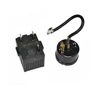 Avviatore per frigorifero, Relè di avviamento PTC for compressore frigorifero con protezione da sovraccarico a farfalla o rotonda, 1 pezzo(Round Set)