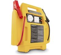 Powerplus Powerstation 4 in 1 POWX411 - Kit di soccorso per auto, diesel, moto, 1600 cc, alimentazione 7000 mAh, compressore da 17 bar, luce da 3,6 W