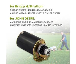 AVVIATORE STARTER 16 DENTI STARTER MOTORE FOR BRIGGS & STRATTON 499521 497401