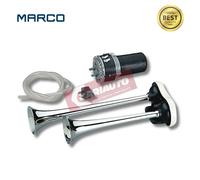 Avvisatore 24v Tromba K2 Camion Autocarro Suono Pullman Autobus Metallo Cromato