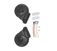 Avvisatore Acustico Accessori Moto Corno Griglia 410Hz-510Hz Kit Di Altoparlanti A Tromba Con Suono Forte Per 12V Per Scooter(BALCK B)