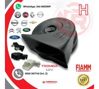 Avvisatore Clacson Suono Auto Tromba TONO H AM80SX Fiat Renault Ford PSA Volvo