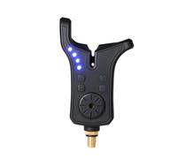 Avvisatore elettronico per canna con base in ottone filettata da 3 / 8, accesso posteriore alla batteria, luce avviso a LED per asta da, aiuto in attesa, allarme elettronico per la pesca, a LED,