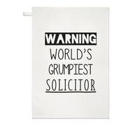 Avviso Asciugamano Da Cucina Del Più Grumpy Avvocato Divertente