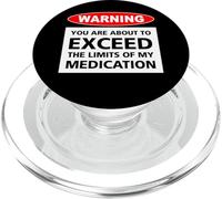 Avviso che stai per superare i limiti del mio farmaco PopSockets PopGrip per MagSafe