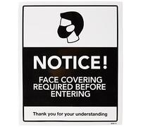 Avviso: copertura del viso richiesta prima di entrare