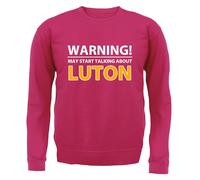 Avviso Parlando Di Luton - Felpa Per Bambini - Amore Hatters Fan Town FC