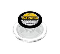 Avviso potrebbe iniziare a parlare di Biohacking Biohacker Divertente PopSockets PopGrip per MagSafe
