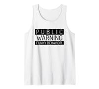 Avviso pubblico Comportamento Funky (Divertente) Canotta