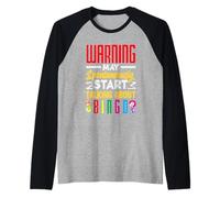 Avviso può iniziare spontaneamente a parlare di Bingo Maglia con Maniche Raglan