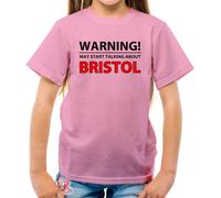 Avviso Può Parlare Bristol - Maglietta Bambini - Rovers City Robins Pirati Amore