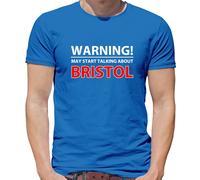 Avviso Può Parlare Bristol - Maglietta Uomo - Rovers City Robins Pirates Amore